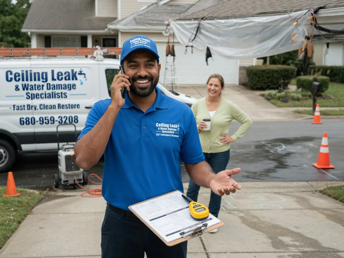 Ceiling Leak Cleanup Chickasha, OK FAQs